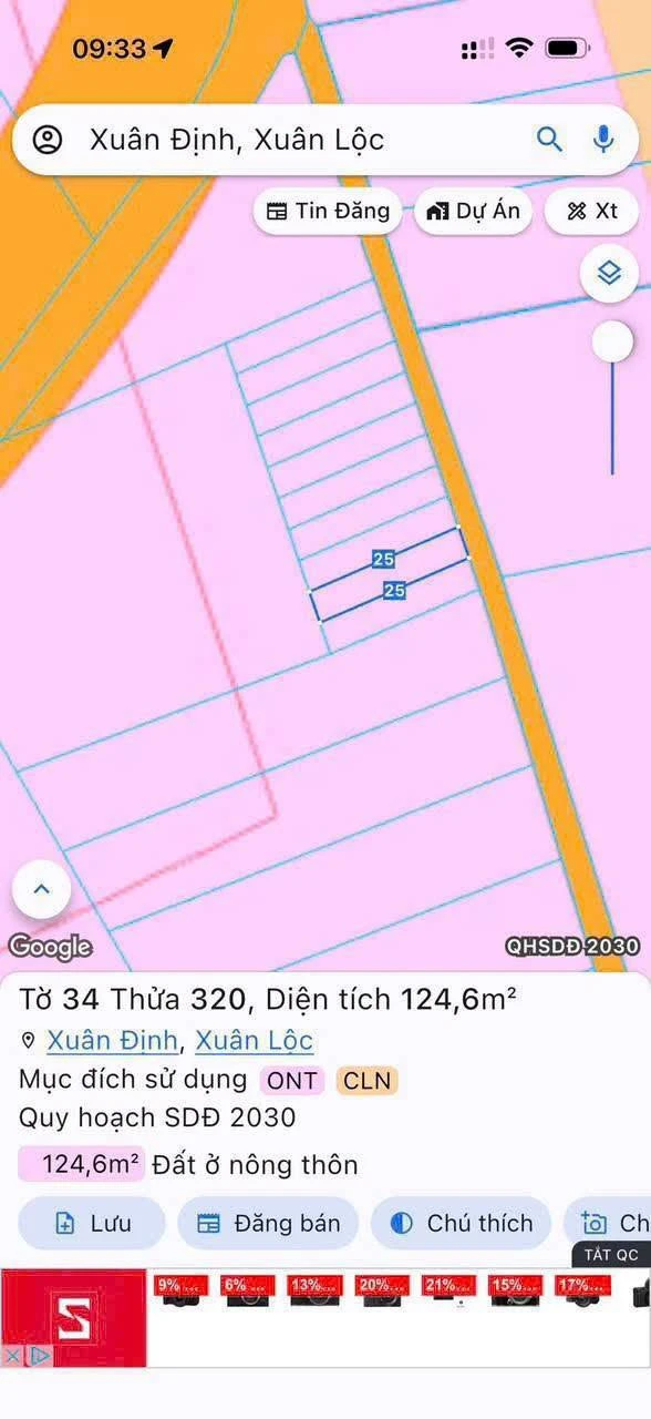 Bán đất nền 125m² tại Bảo Hòa, Xuân Lộc, giá 650 triệu - Ảnh 1