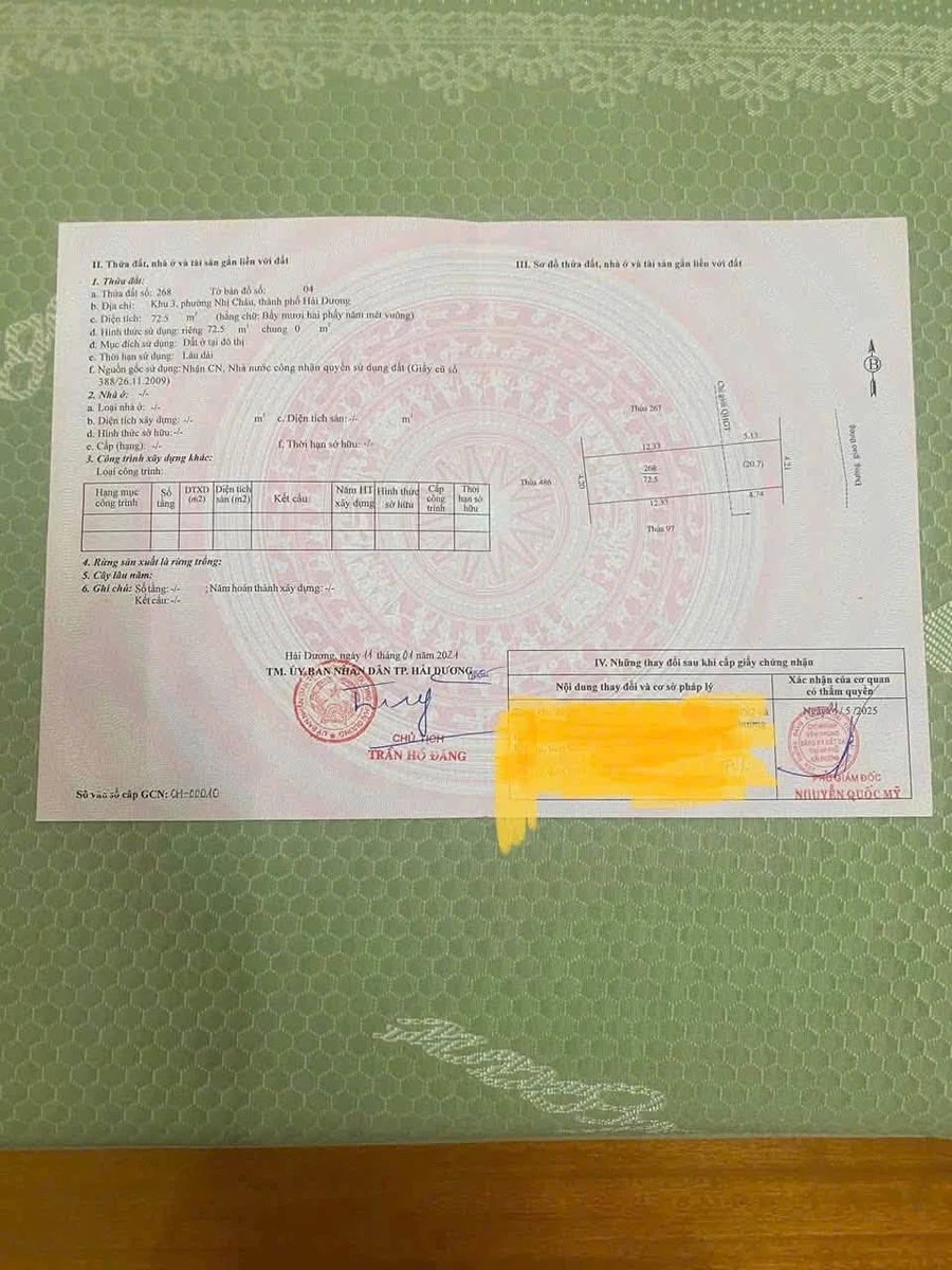 Bán đất mặt phố Mai Ngô Hải Dương 72.5m² 2 tỷ 1 - Ảnh thu nhỏ 3