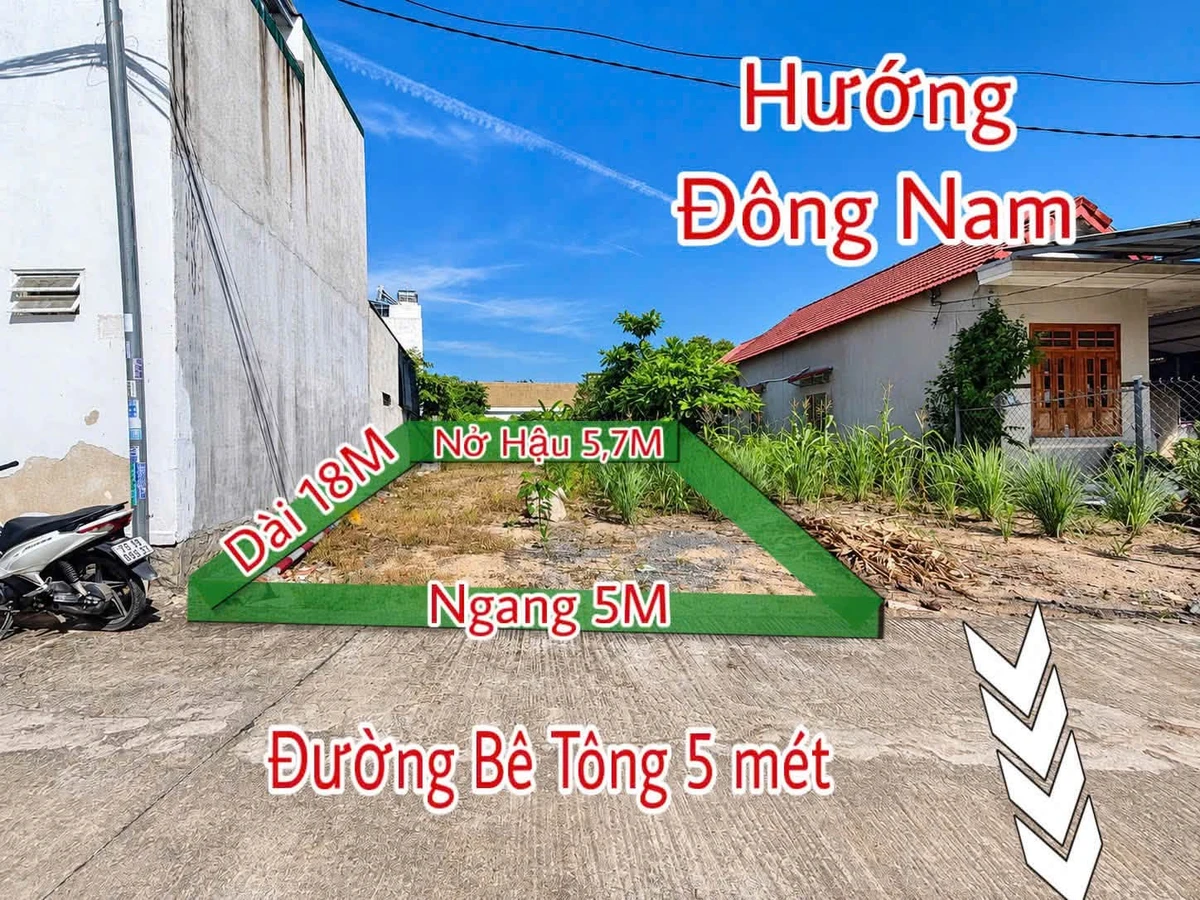 Bán đất Diên Khánh, Nha Trang, 91m² gần Võ Nguyên Giáp, 1 tỷ 590 triệu - Ảnh thu nhỏ 2