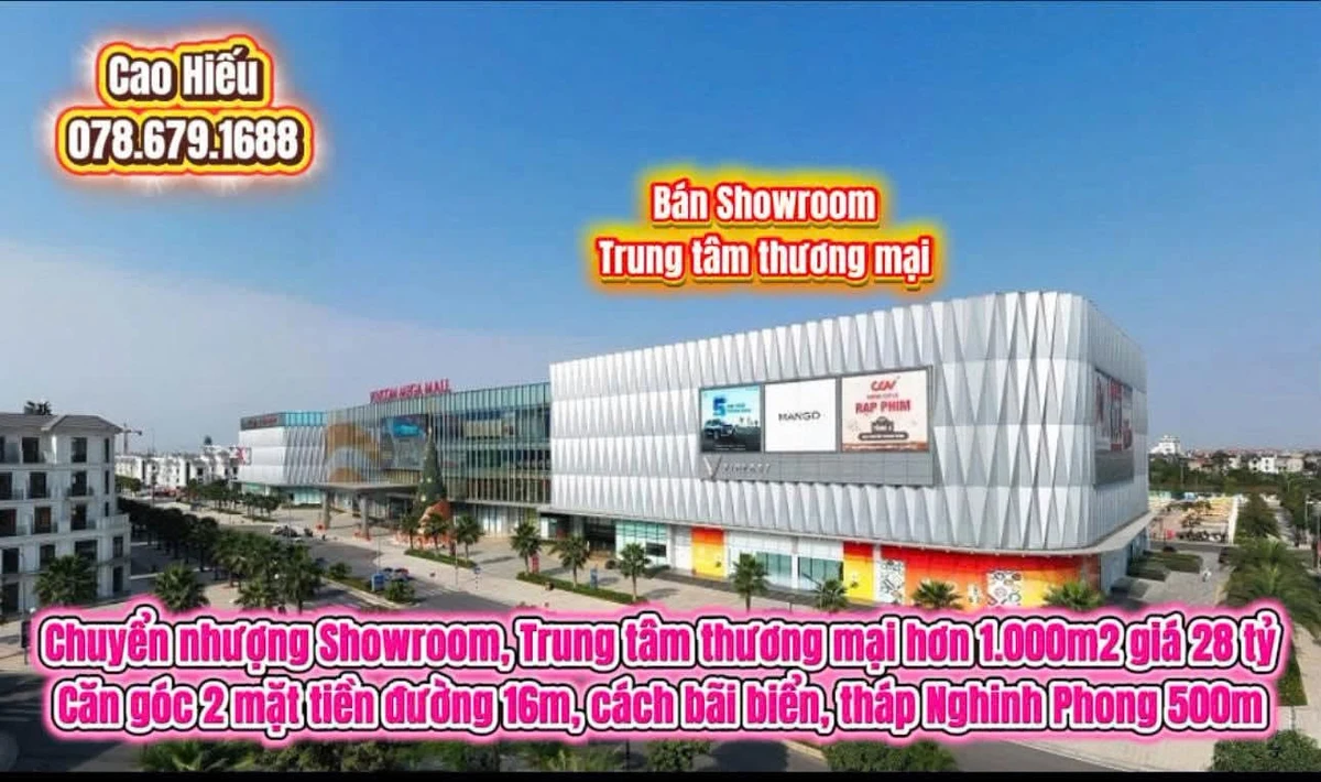 Bán Showroom Trung tâm thương mại 1.000m2 giá 28 tỷ Phú Yên - Ảnh 1
