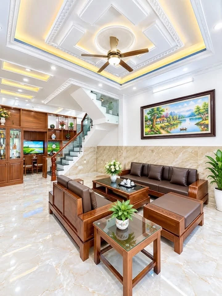Bán nhà 3 tầng 80m² 4PN Nhà Bè gần UBND, giá 6 tỷ 3 - Ảnh thu nhỏ 3