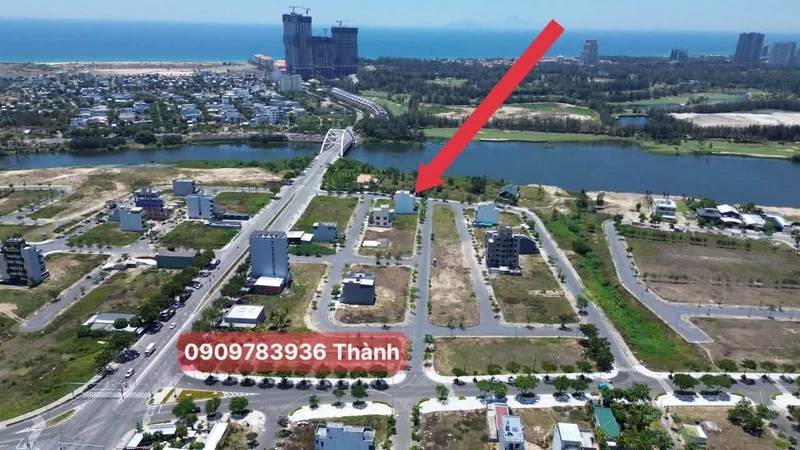Bán lô đất góc 222m2 view công viên, trực diện sông Cổ Cò, khu FPT Đà Nẵng, giá 12 tỷ