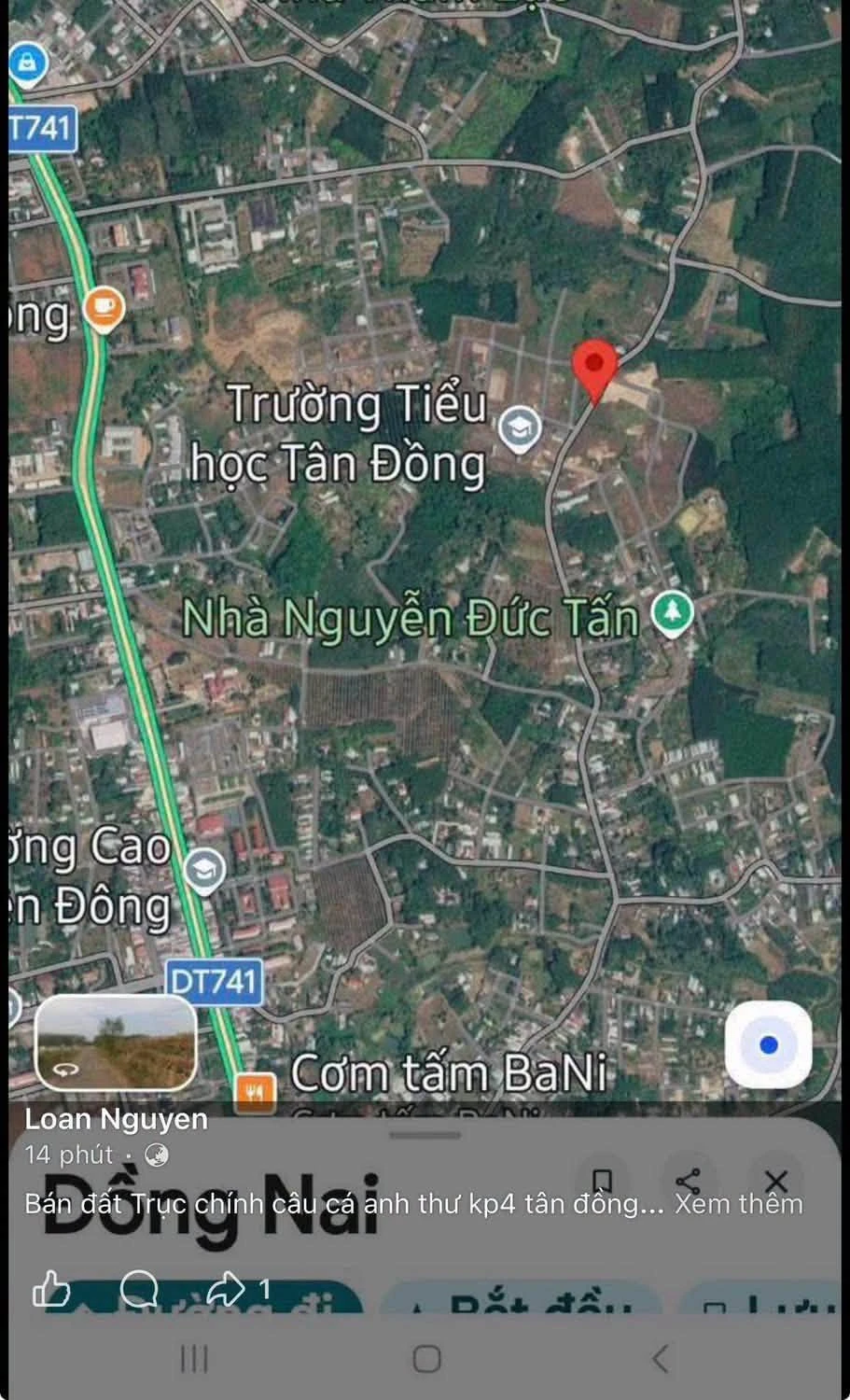 Bán đất Trục chính Câu Cá Anh Thư, 100 m², 1,05 tỷ - Ảnh 1