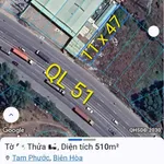 Bán đất mặt tiền QL51 Tam Phước Biên Hòa 510m2, 9 tỷ - Ảnh thu nhỏ 1