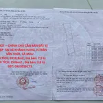 HOT HOT CHÍNH CHỦ CẦN BÁN ĐẤT VỊ TRÍ ĐẸP TẠI Xã Khánh Hưng, H. Trần Văn Thời, Cà Mau - Ảnh thu nhỏ 2