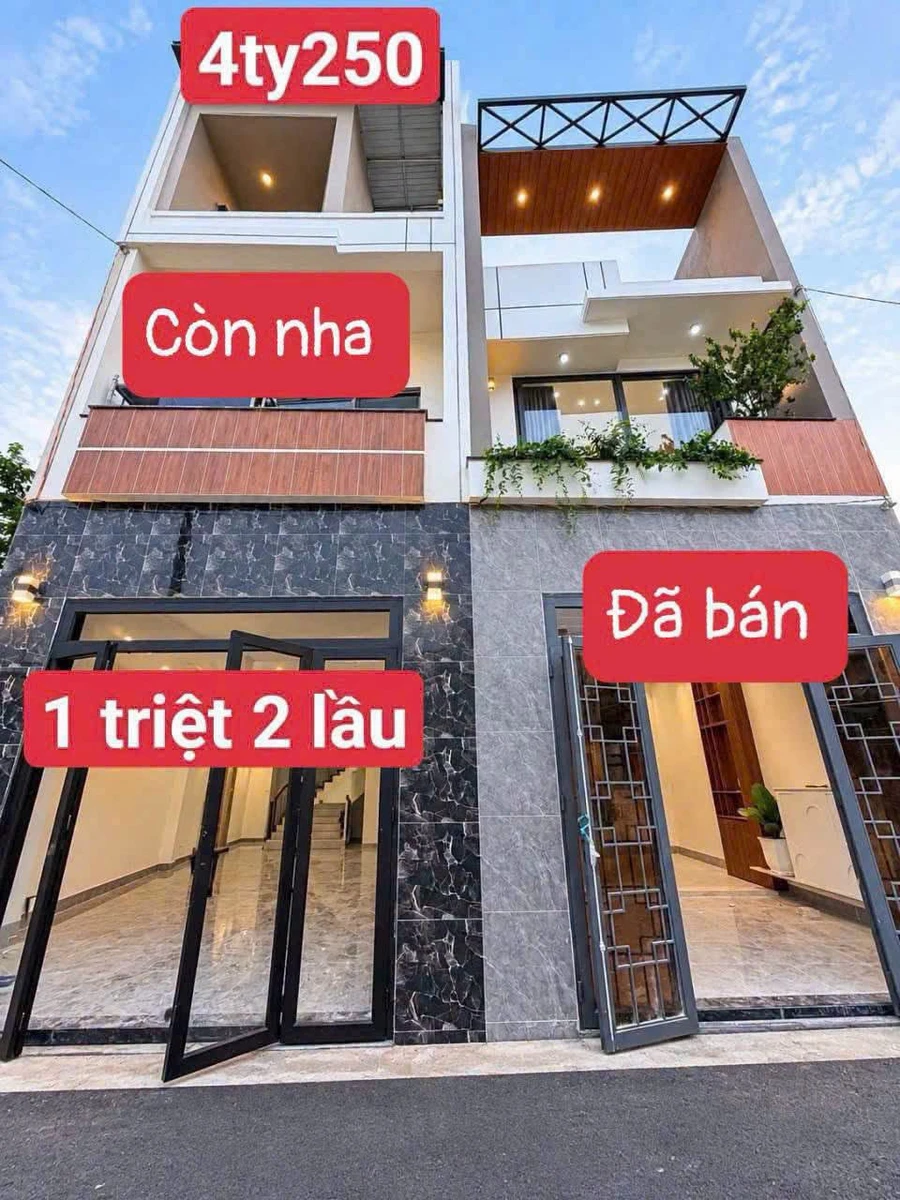 Bán nhà 1 trệt 2 lầu 186m² gần chợ Tân Phong, Đồng Nai - Ảnh 1