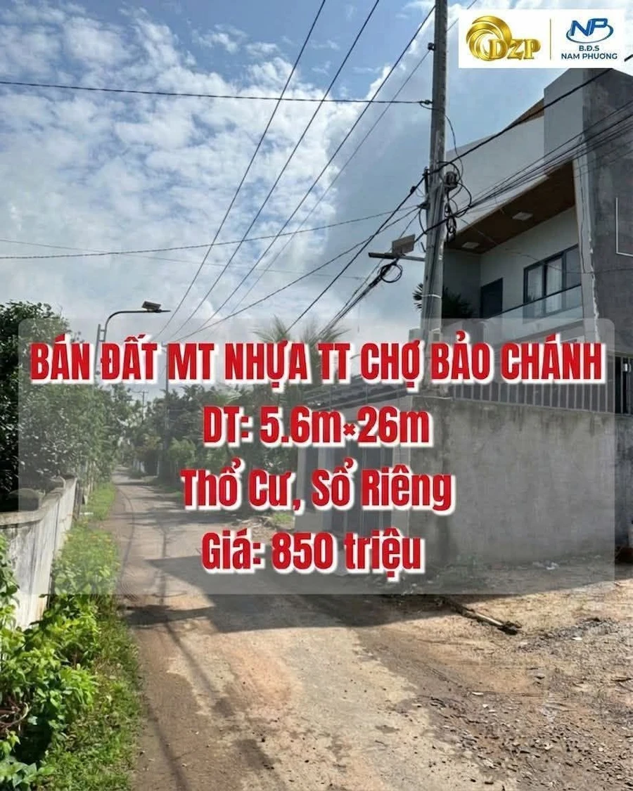 Bán đất mặt tiền 5,6x26m Xuân Lộc Đồng Nai 850 triệu - Ảnh 1