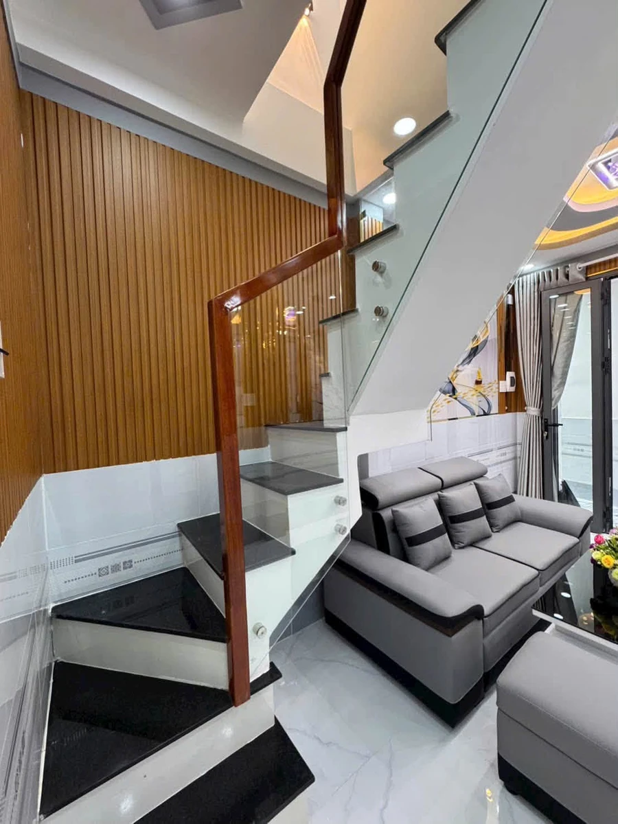 Bán nhà hẻm Huỳnh Tấn Phát 21,6m2 1 trệt 1 lầu 2PN giá 1,1 tỷ, Nhà Bè - Ảnh thu nhỏ 3