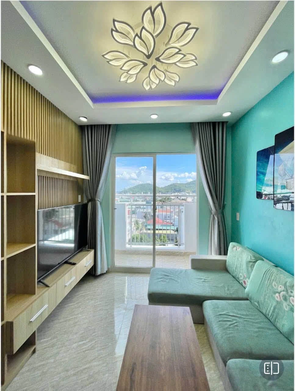 Cho thuê căn hộ Hoàng Quân 2PN 55m2 Nha Trang - Ảnh 1