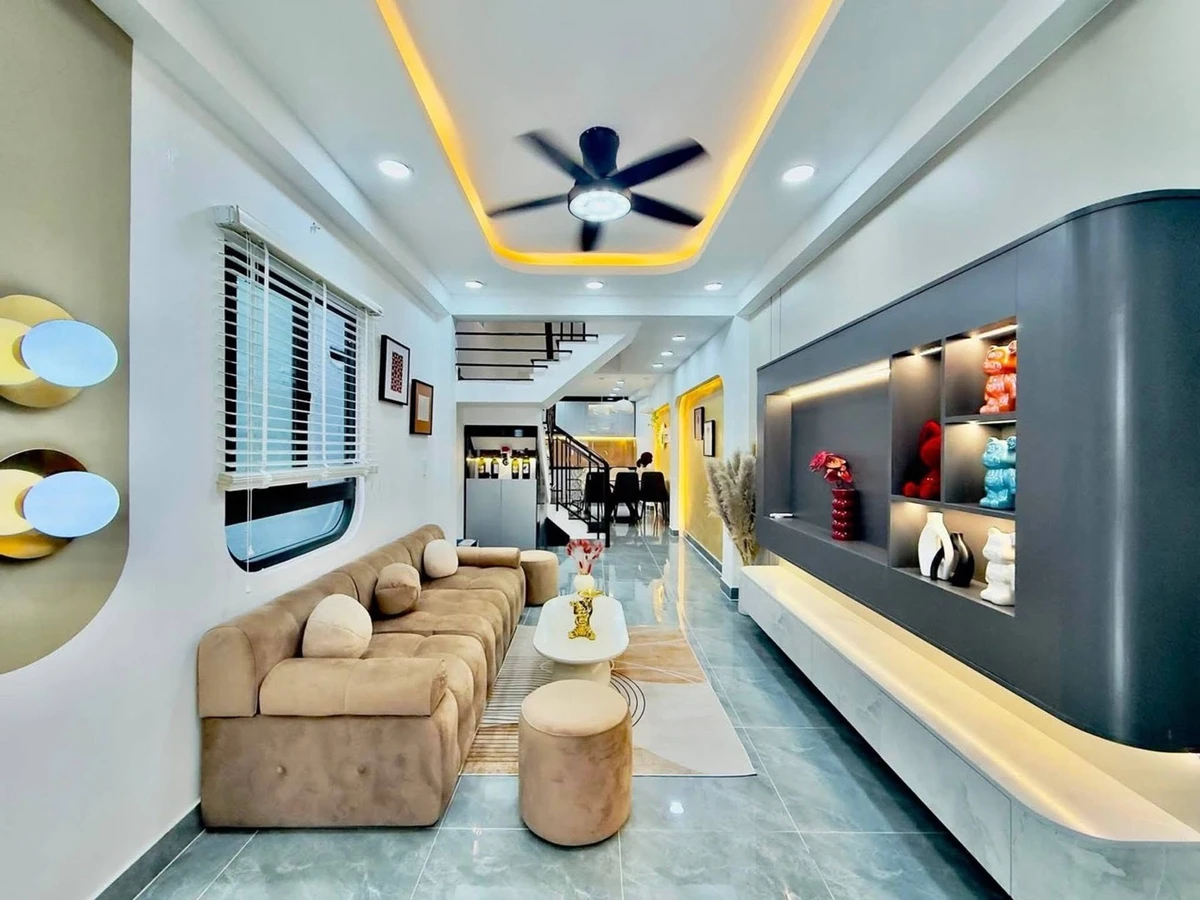 Bán nhà hẻm 4 tầng 5PN 43m² Nguyễn Thái Sơn, Phường 7, Gò Vấp – 6,98 tỷ - Ảnh 1
