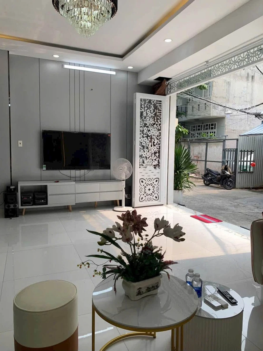 Bán nhà 4 tầng lô góc 55m2, 4PN, đường 7m Huỳnh Tấn Phát, Nhà Bè - Ảnh thu nhỏ 3