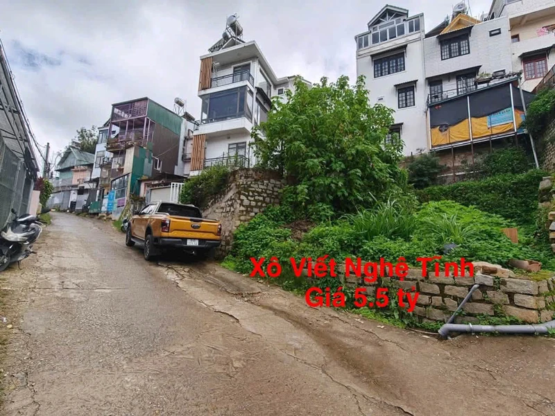 Bán lô đất SRXD 124m² đường Xô Viết Nghệ Tĩnh, Đà Lạt 5,5 tỷ