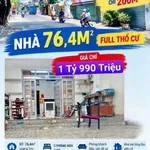 Bán nhà hẻm ô tô 76,4m² 3 phòng ngủ Nha Trang, Khánh Hòa 1 tỷ 990 triệu - Ảnh thu nhỏ 2