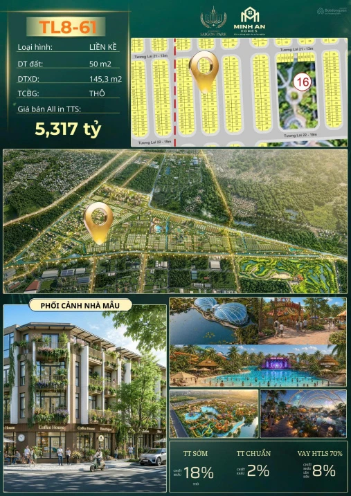 Quỹ hàng giá tốt tại Vinhomes Sài Gòn Park, nhà phố giá chỉ từ 4.9 tỷ - 6 tỷ, LH 0903 040 *** - Ảnh thu nhỏ 3