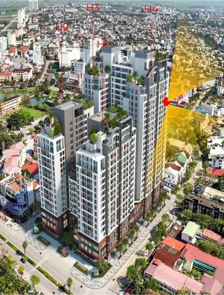 Căn hộ Đống Đa - Huế 86m² 3PN 2WC view sông 5.8 tỷ - Ảnh 1