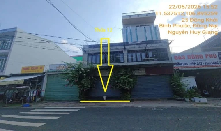Bán nhà mặt tiền đường Đồng Khởi 107,8m2, 2 tầng, phường Bình Phước, Đồng Nai - Ảnh 1