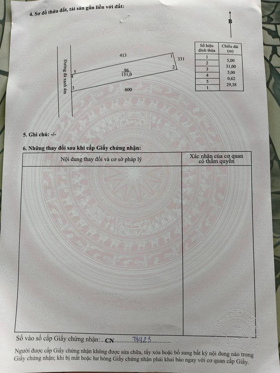 Bán 2 nền đất 150m² xã Hòa Khánh, Tây Ninh - Ảnh 1