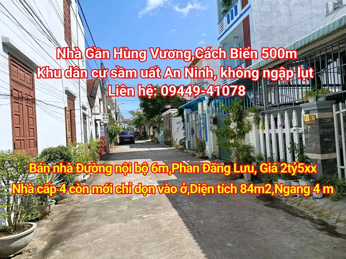 Bán nhà Phan Đăng Lưu 84m2, 2 phòng ngủ, 2 tỷ 5 - Ảnh 1