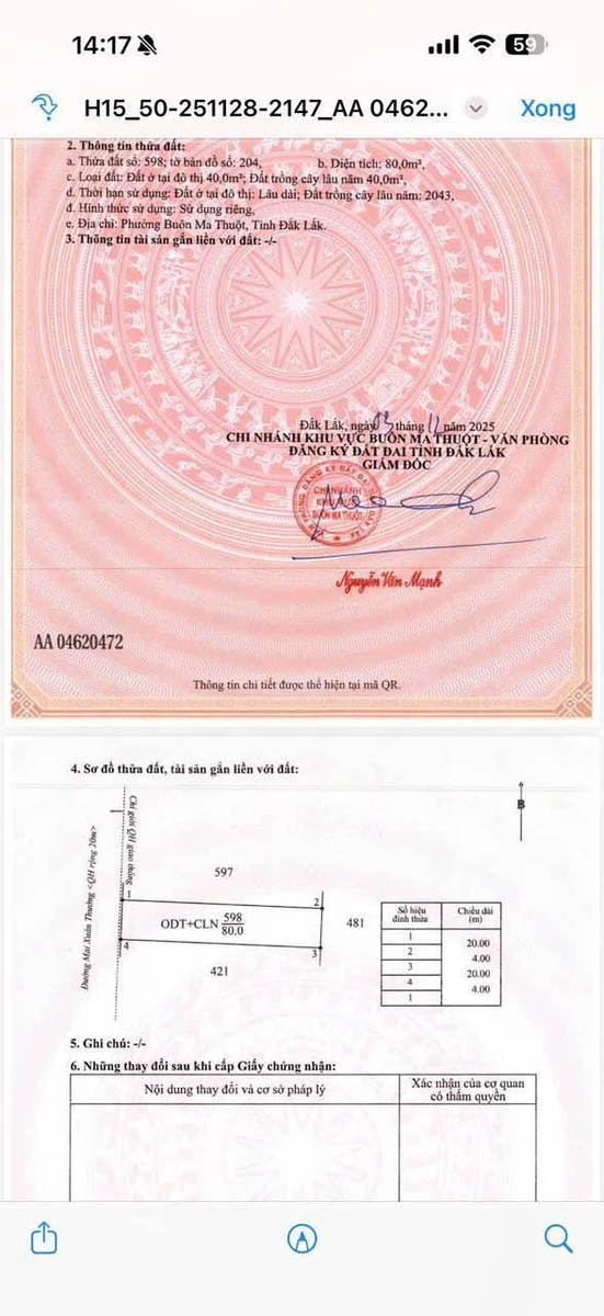 Bán nhà mặt tiền Mai Xuân Thưởng 80m² 4,25 tỷ - Ảnh thu nhỏ 3