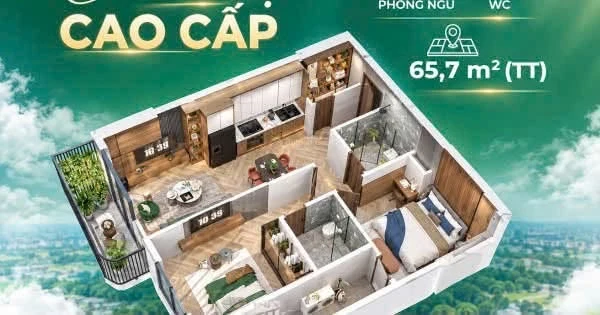 Bán căn hộ Ecopalace 2PN 65.6m² Buôn Ma Thuột 2.8 tỷ - Ảnh thu nhỏ 2