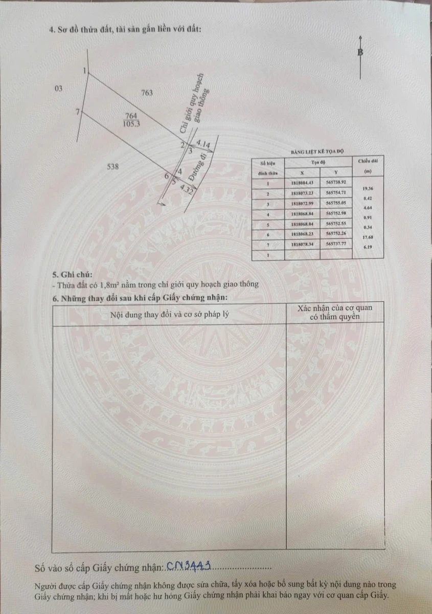 Bán lô đất kiệt 105.3m2 Võ Duy Ninh Quận 12 - Ảnh thu nhỏ 4