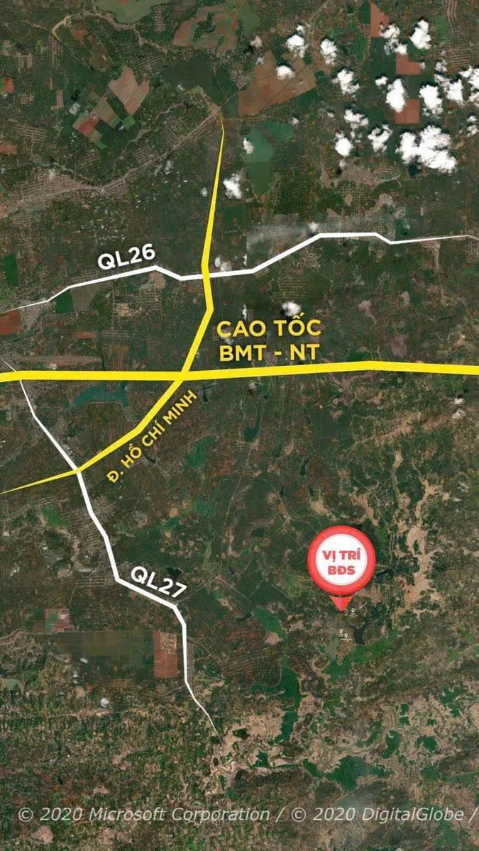 Bán đất hơn 3540m2 có 400m2 thổ cư, view cánh đồng tại Ea Hu, Cư Kuin, Đắk Lắk - Ảnh thu nhỏ 2