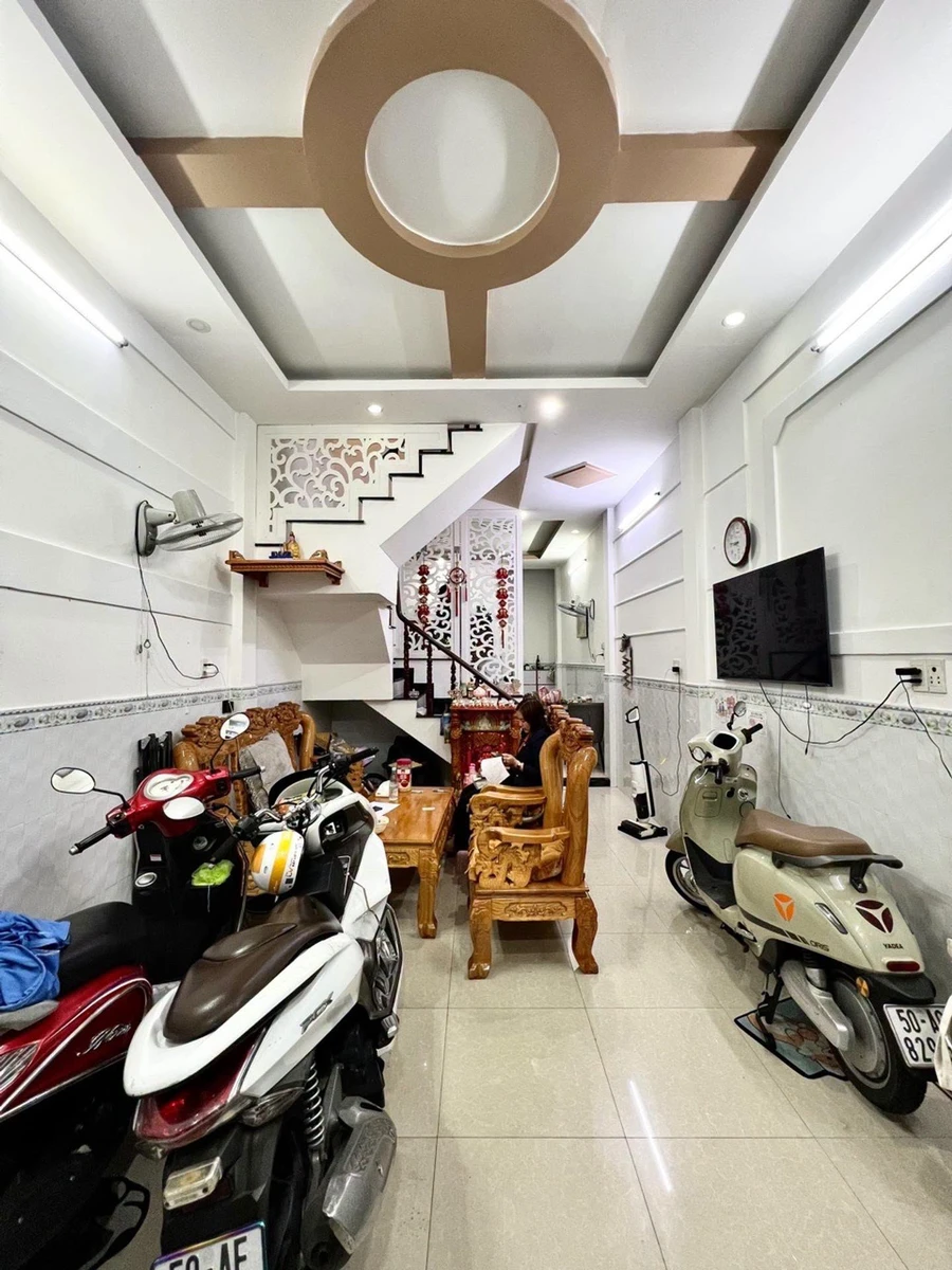 Bán nhà phố 4 tầng 46m2 Quận 8 giá 6 tỷ 3 - Ảnh thu nhỏ 2