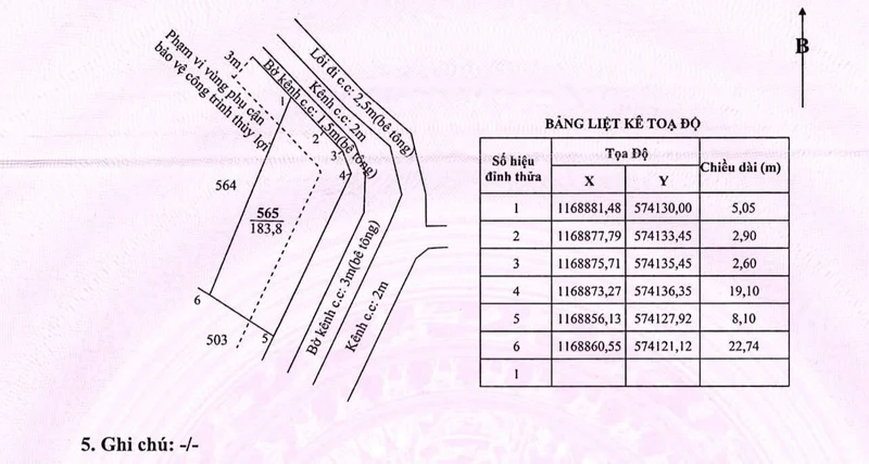 Bán lô đất 2 mặt tiền 183,8m² Tân An, Long An