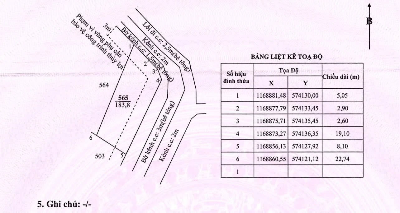 Bán lô đất 2 mặt tiền 183,8m² Tân An, Long An - Ảnh 1