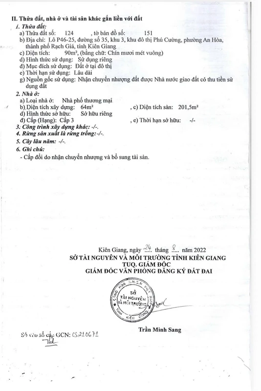 Bán nhà phố 90m² Seaside House Phú Cường Rạch Giá 3 tỷ 390