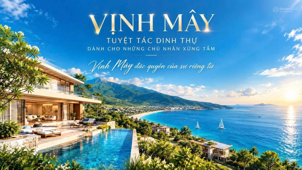 Dinh thự Vịnh Mây Vinhomes Hải Vân Bay | View biển Panorama, sở hữu lâu dài | CK Voucher 39% - Ảnh 1