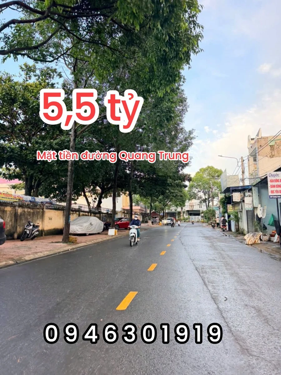 Nhà mặt tiền Quang Trung Gò Vấp 100m² - 5,5 tỷ - Ảnh 1