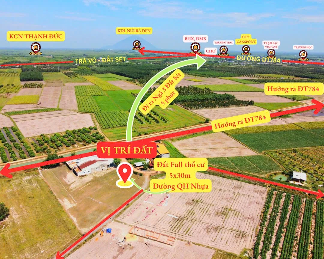 Bán đất full thổ cư 155m² chỉ 290 triệu - Ảnh thu nhỏ 2