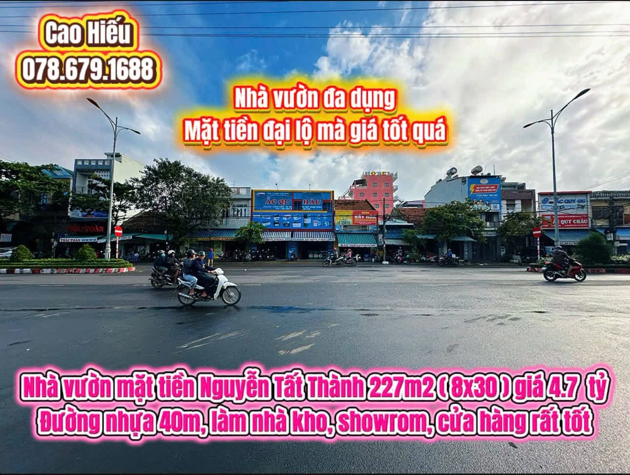 Bán nhà vườn mặt tiền Nguyễn Tất Thành 227m2, 4,7 tỷ - Ảnh 1