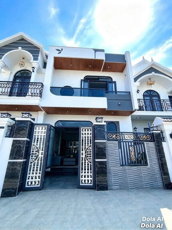 Bán nhà 1 trệt 1 lầu mới 100% 71,7m2 Phú Ân Nam 4, gần chợ Diên An, giá 3,18 tỷ