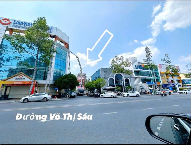 Bán tòa nhà góc 2 mặt tiền 155m² Võ Thị Sáu, Biên Hòa