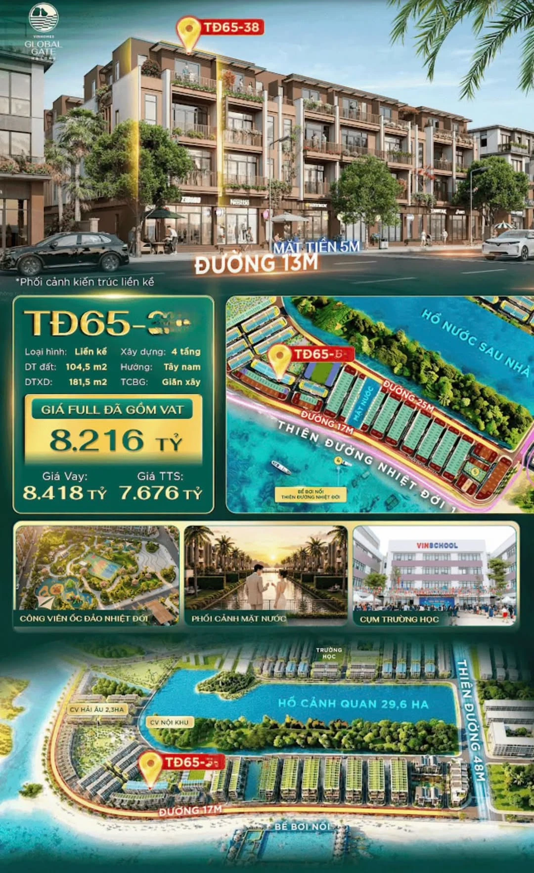 Bán song lập mini 105m² 4 tầng giá 5,8 tỷ gần biển Hạ Long - Ảnh 1