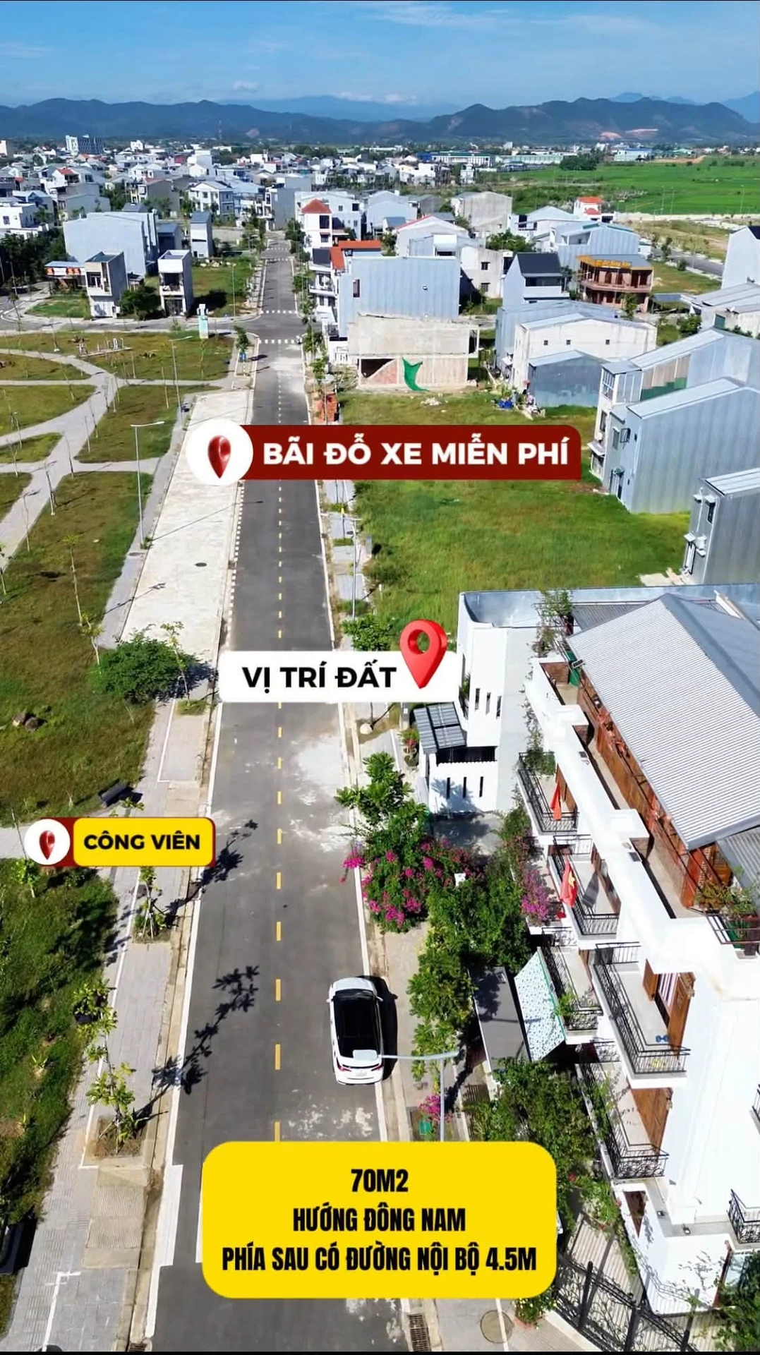 Bán lô đất view công viên 70m2 đường Bãi Sậy 3 Thủ Đức - Ảnh 1