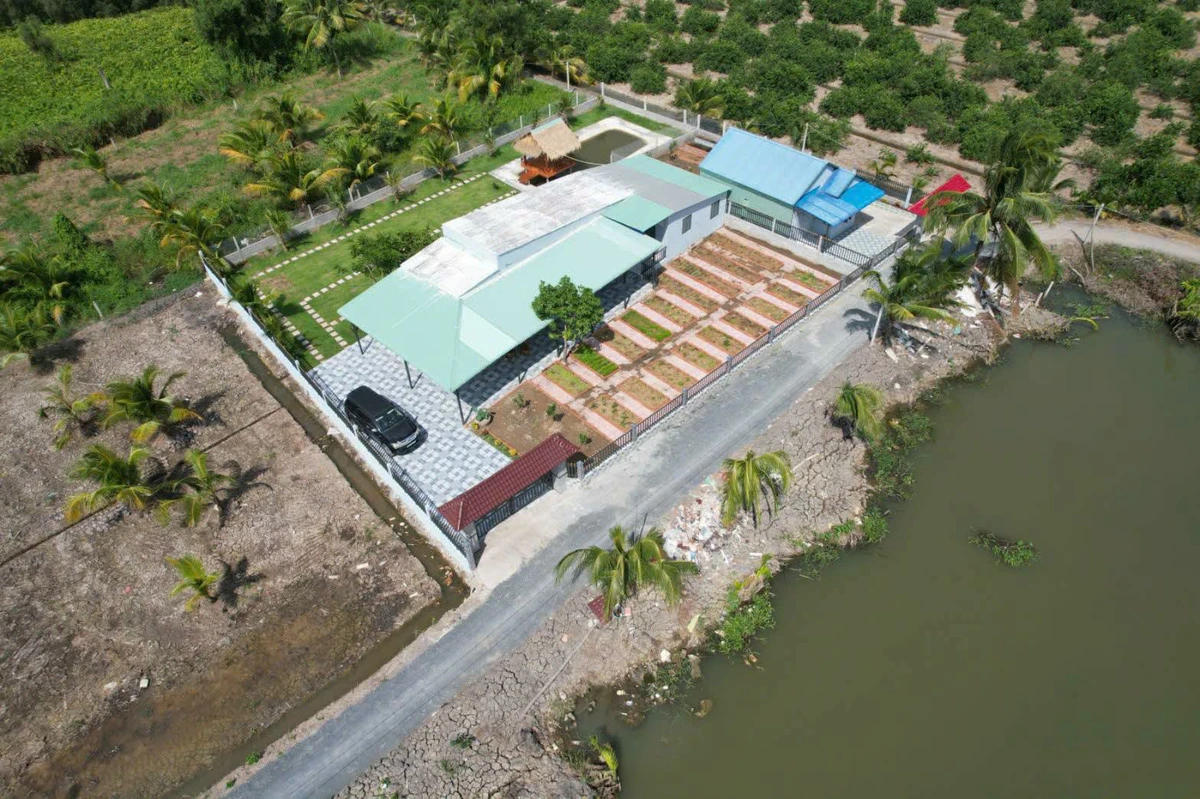 Nhà vườn 1052m² view sông Vàm Cỏ Đông, Tây Ninh, 2.9 tỷ - Ảnh thu nhỏ 2