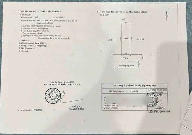 Bán đất 60m2 Nam Hải 2, Hải An 2.64 tỷ