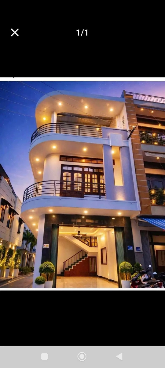 Bán nhà 4 tầng 2 mặt tiền 229m2, 5PN Quy Nhơn - Ảnh 1
