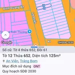 Bán đất mặt tiền Lê Duẩn 137,5m² Trảng Bom 2 tỷ - Ảnh thu nhỏ 1