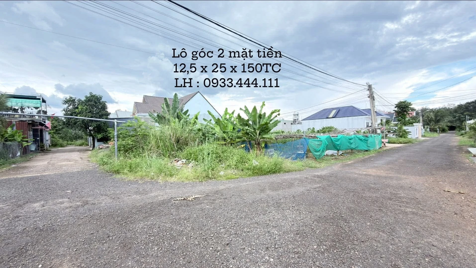 Bán lô góc 2 mặt tiền 312.5m² Đồng Xoài, Bình Tân, 1.5 tỷ - Ảnh 1