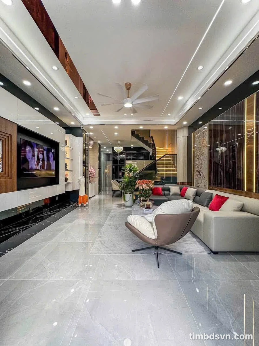 Nhà 3 tầng hiện đại 5x18m khu Hồng Loan, 6,8 tỷ - Ảnh thu nhỏ 2