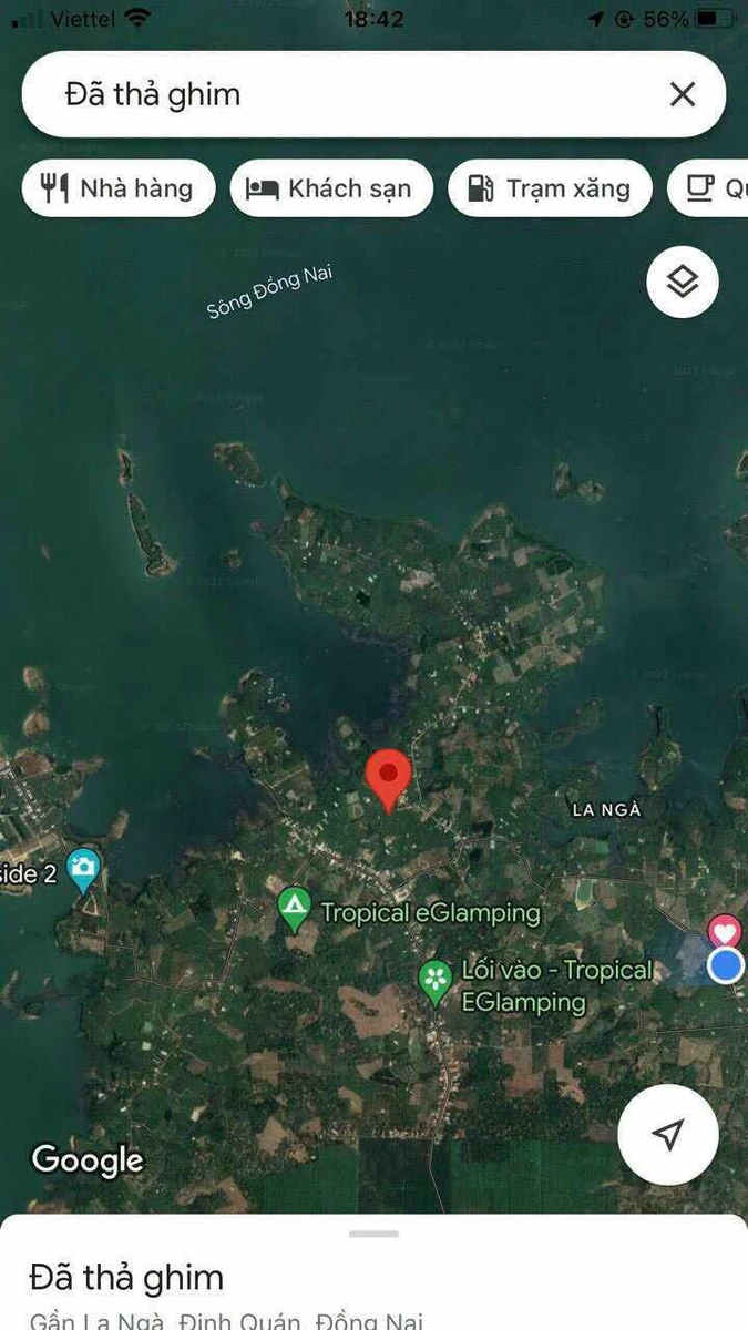 Bán đất vườn xoài 1711m2 có nhà nhỏ, mặt tiền đường gần hồ Trị An, Đồng Nai - Ảnh 1
