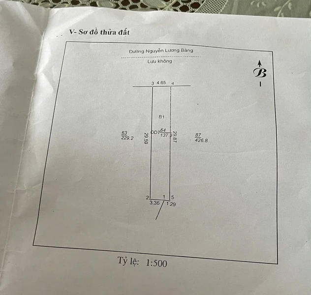 Bán đất 137.9m2 tặng nhà 2 tầng Nguyễn Lương Bằng, Hải Dương