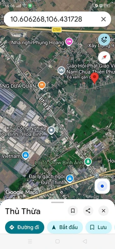 Bán nền góc 2 mặt tiền 429m2 tại Thủ Thừa, Tây Ninh - 1 tỷ 600 triệu