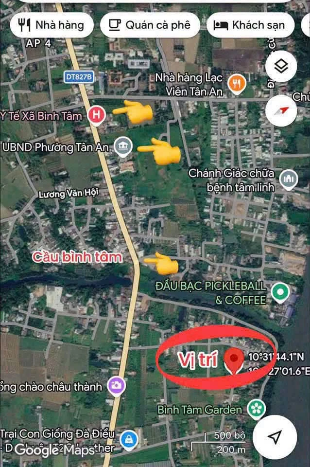 Bán lô đất thổ cư 400 m² Tây Ninh 1 tỷ 250 triệu - Ảnh thu nhỏ 2