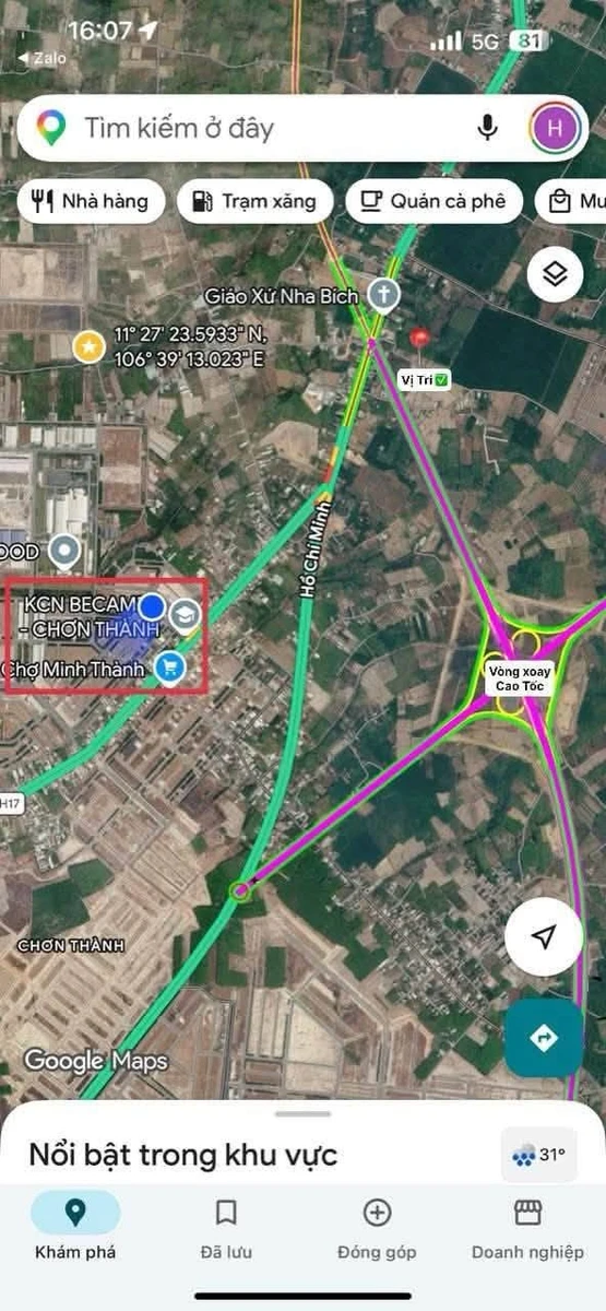 Bán đất mặt tiền Nha Bích, Chơn Thành, 175m², 4 tỷ - Ảnh thu nhỏ 2