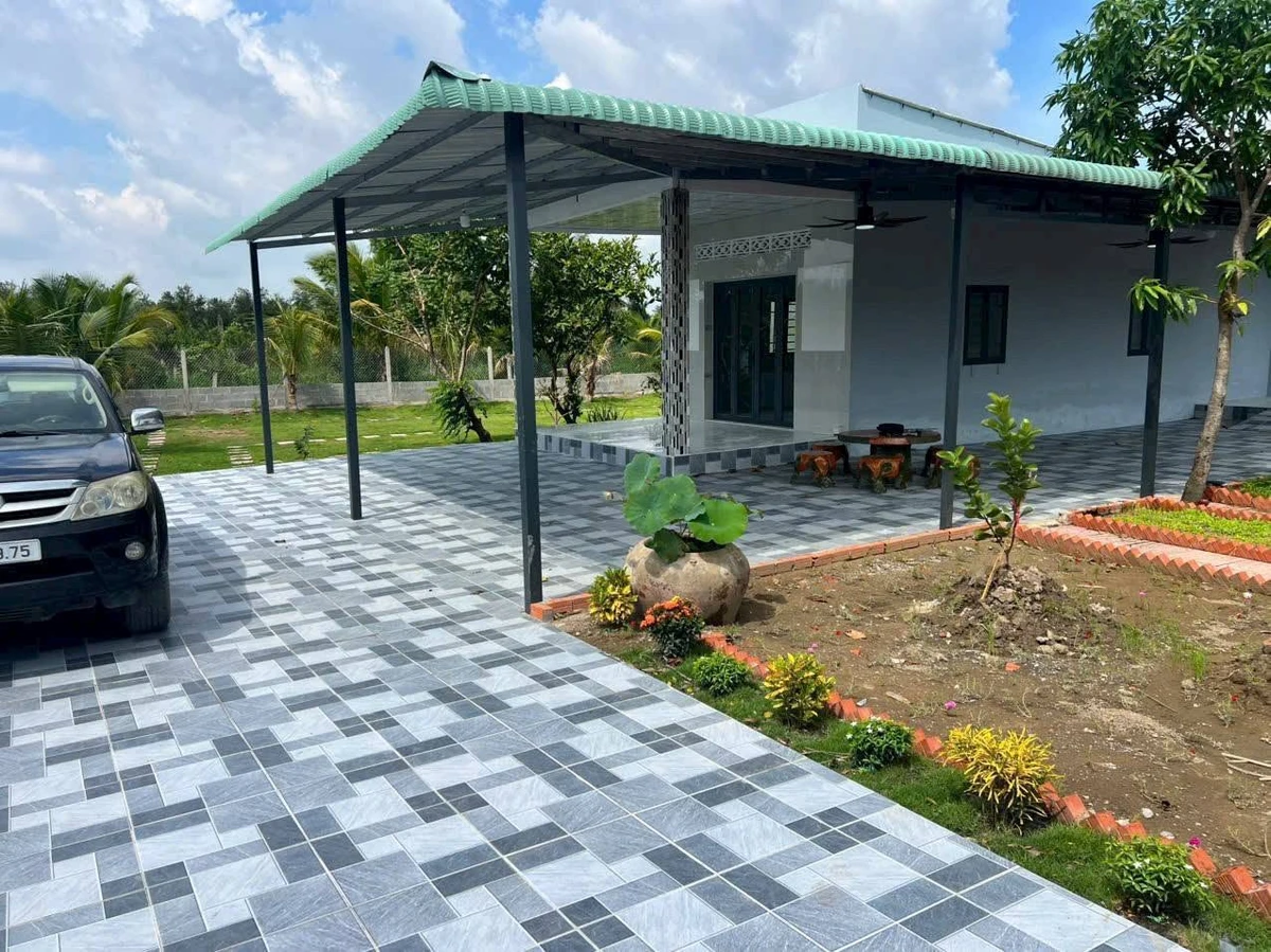 Bán nhà vườn 1052m² 2 PN view sông Vàm Cỏ Bến Lức Long An - Ảnh thu nhỏ 3